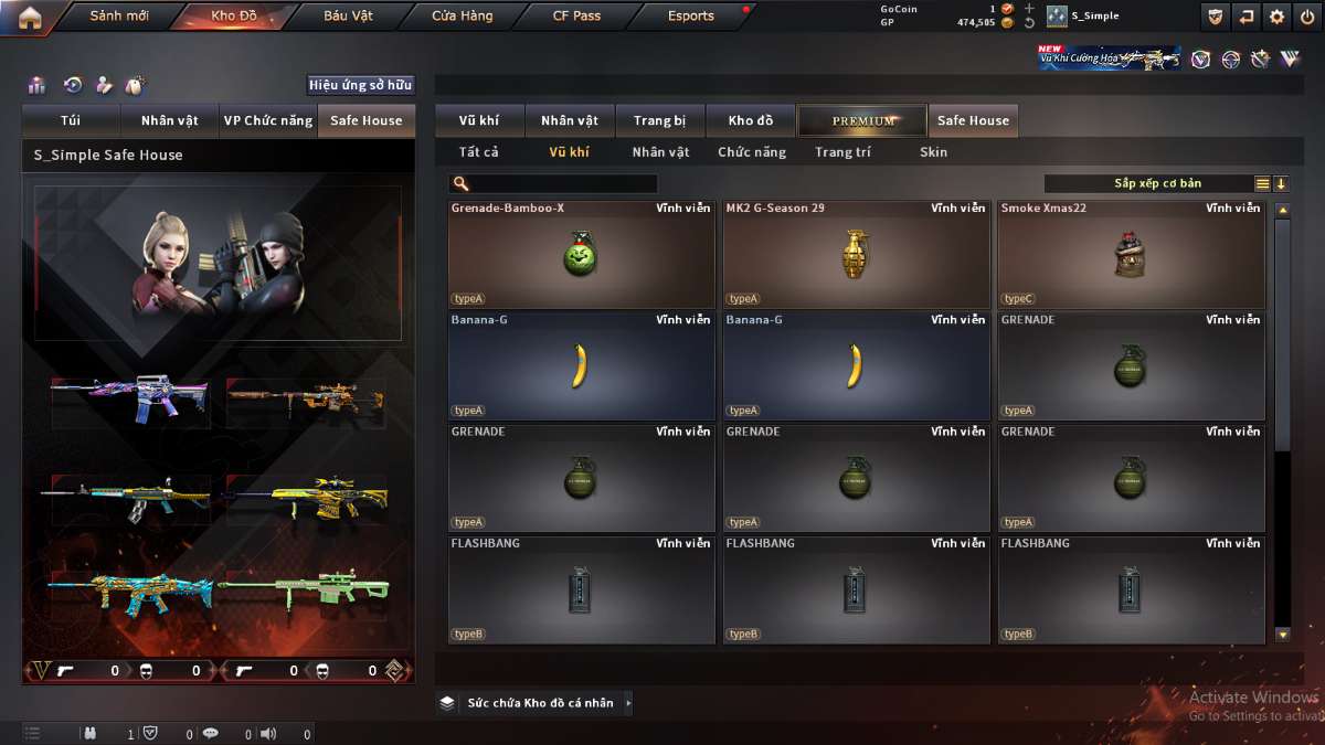 shop acc cf uy tin gia re